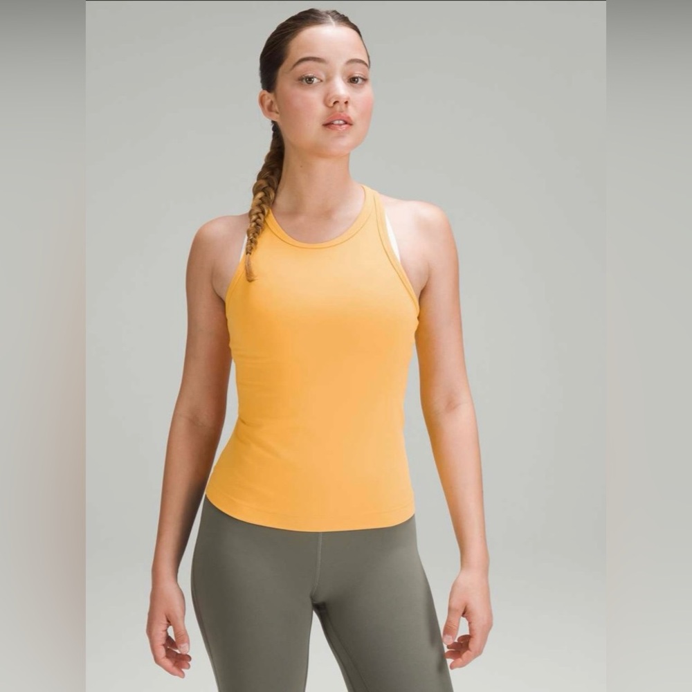 Lululemon Align Waist Length Racerback Tank Top - Mango Dream
